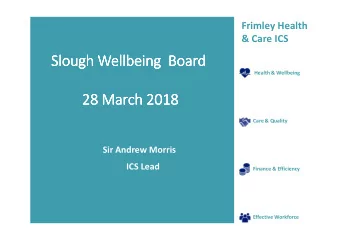 Slough Wellbeing  Board  Slough Wellbeing  Board  Slough Wellbeing  Board  Slough Wellbeing  Board