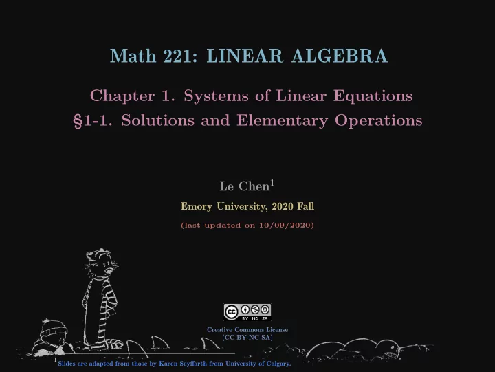 math 221 linear algebra