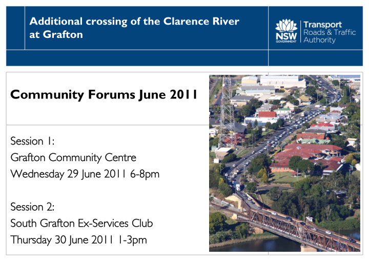 community forums june 2011