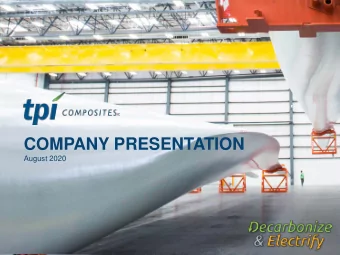 COMPANY PRESENTATION  August 2020  |  August 2020  Legal Disclaimer  This presentation contains