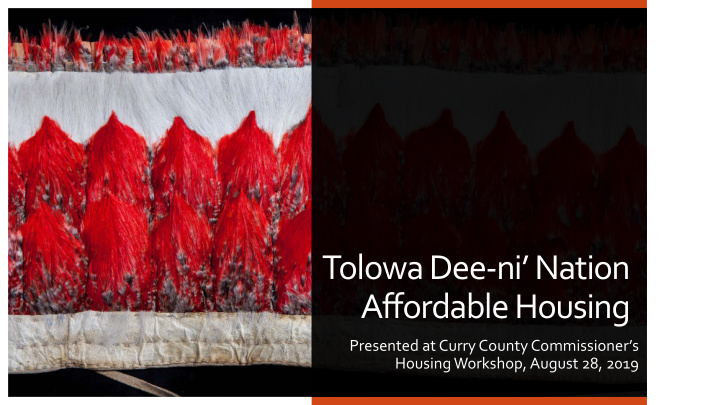tolowa dee ni nation affordable housing