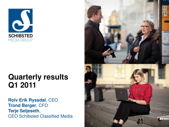 quarterly results q1 2011