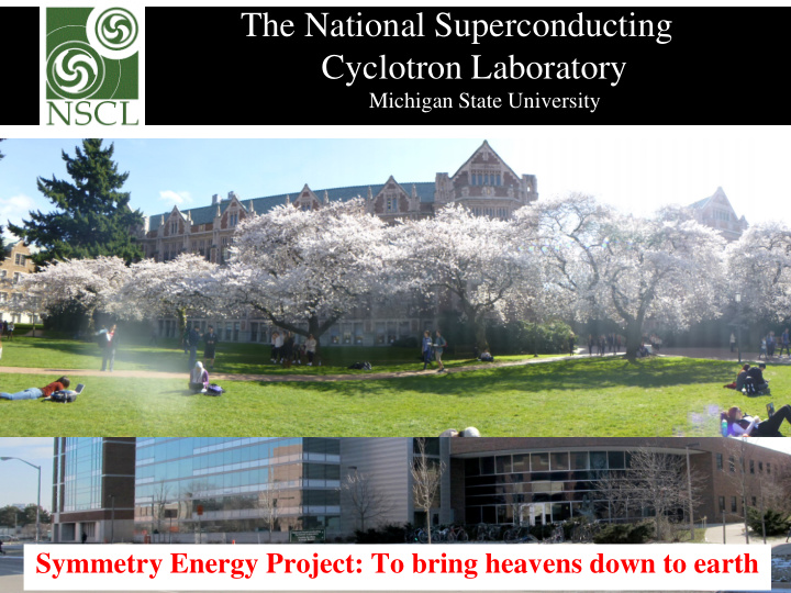 the national superconducting cyclotron laboratory