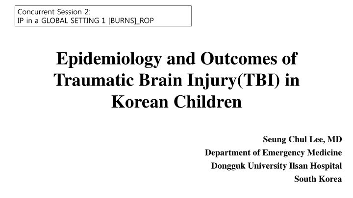 epidemiology and outcomes of traumatic brain injury tbi in