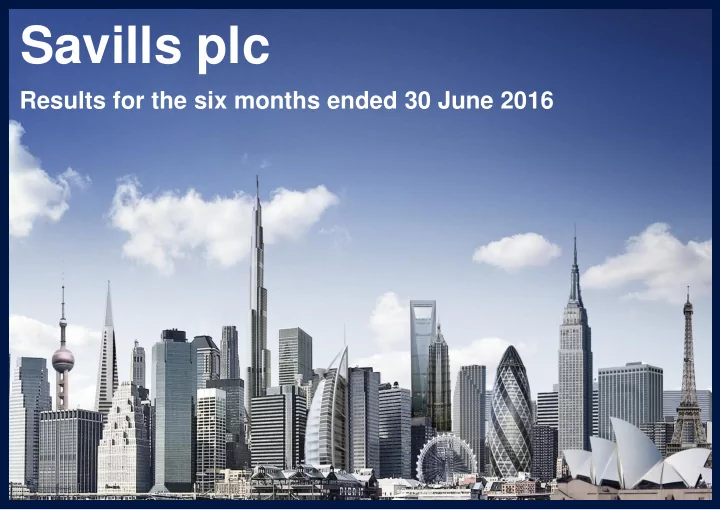 savills plc