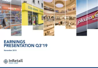 November 2019 Q3 19  1  CONSOLIDATED RESULTS  RESULTS BY  2  SEGMENT  OTHER FINANCIAL  3  RESUL