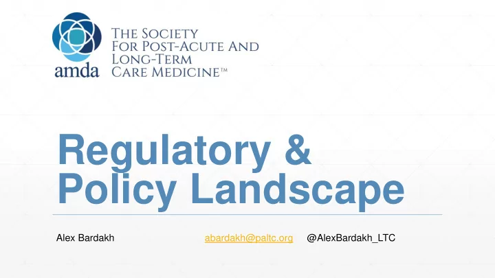 regulatory
