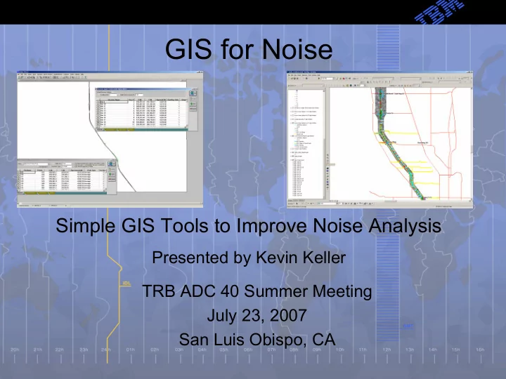 gis for noise