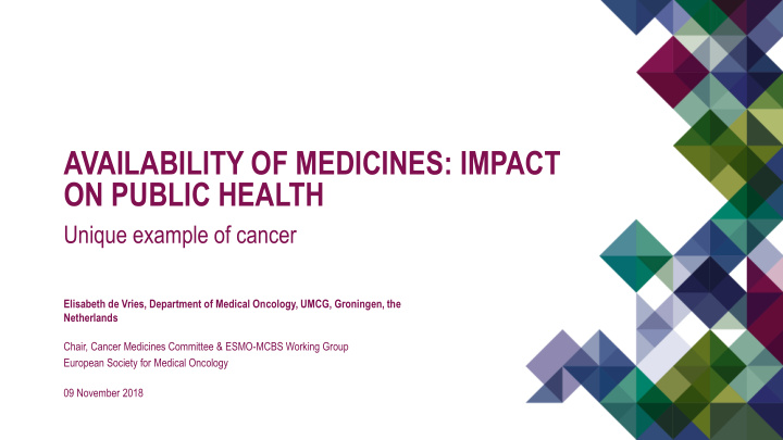 availability of medicines impact on public health