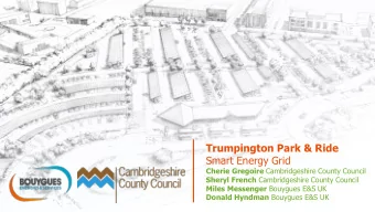 Smart Energy Grid Cherie Gregoire Cambridgeshire County Council Sheryl French Cambridgeshire County
