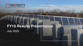 FY19 Results Presentation  July 2020  1  Agenda 1 Current Trading  2 2 Key Strategic Priorities  3