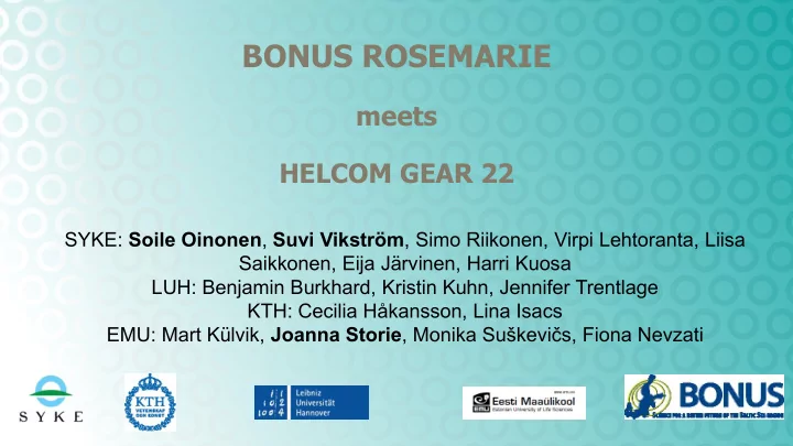 bonus rosemarie