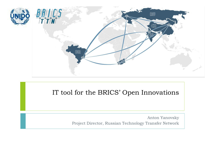 it tool for the brics open innovations