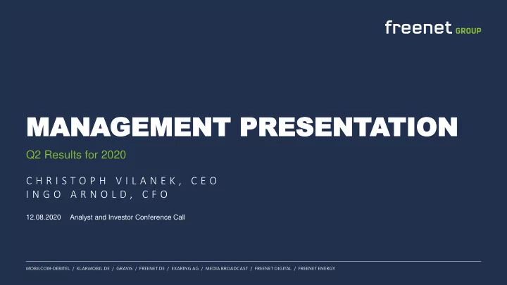 ma management present gement presentation tion