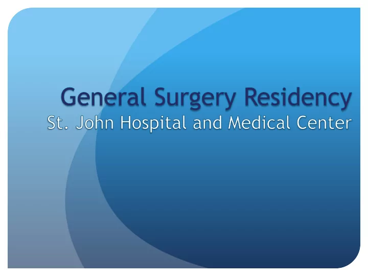 s t john hospital and medical center history of s t john