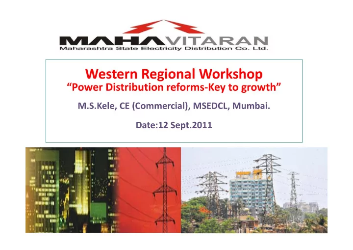 western regional workshop