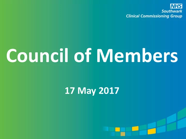 council of members