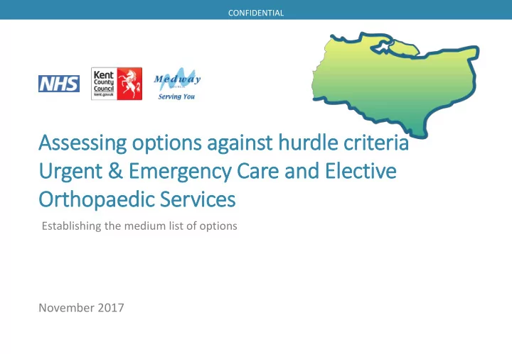 urgent amp emergency care and ele lective