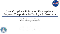 low creep low relaxation thermoplastic