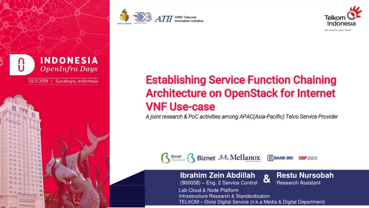 esta stablishing service func ncti tion ch chaining