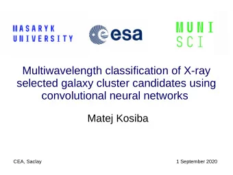 Multiwavelength classification of X-ray  selected galaxy cluster candidates using  convolutional