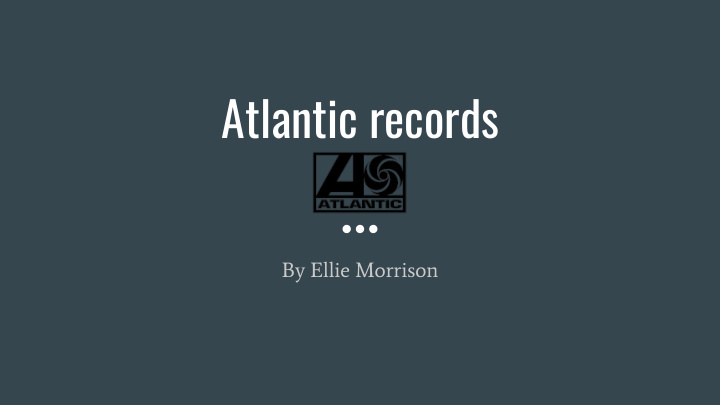 atlantic records