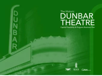 Restoring a Theater  Revitalizing a Community Restore  Reimagine  Revitalize The VISION is to