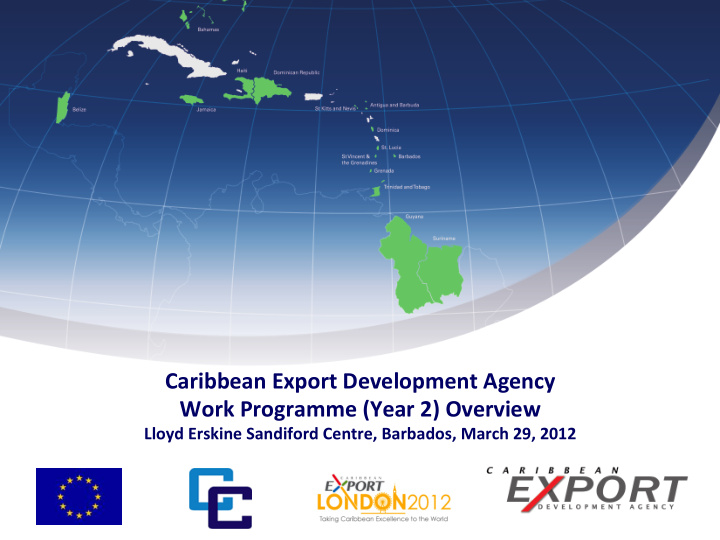 caribbean export development agency work programme year 2