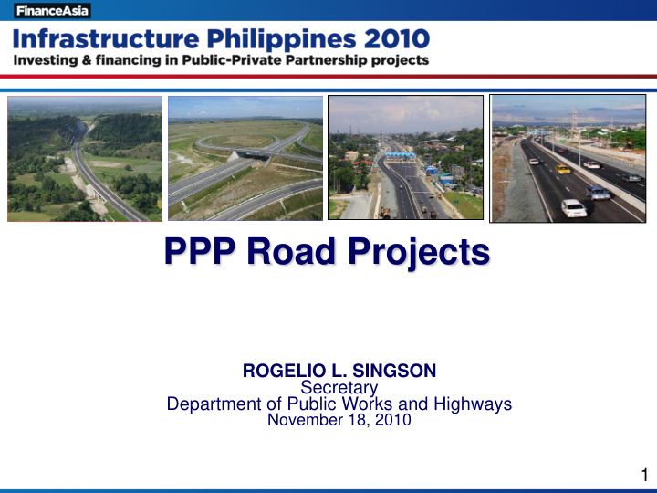 ppp road projects