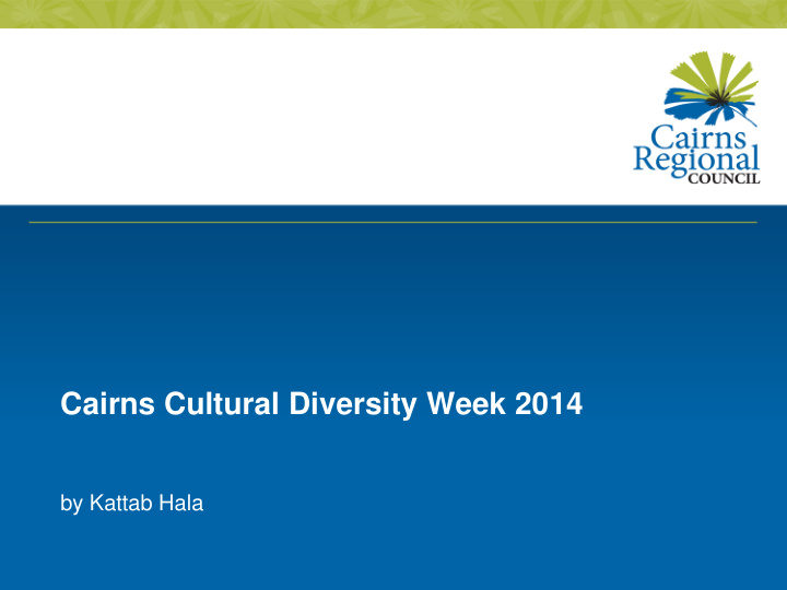 cairns cultural diversity week 2014
