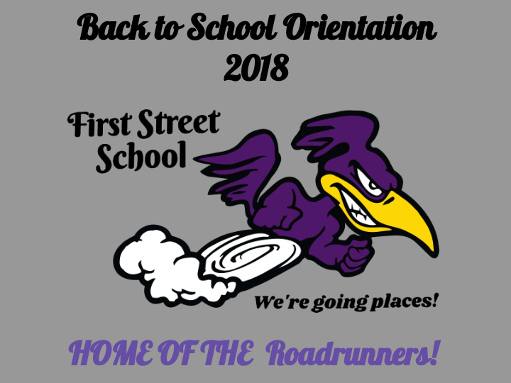 back to school orientation 2018