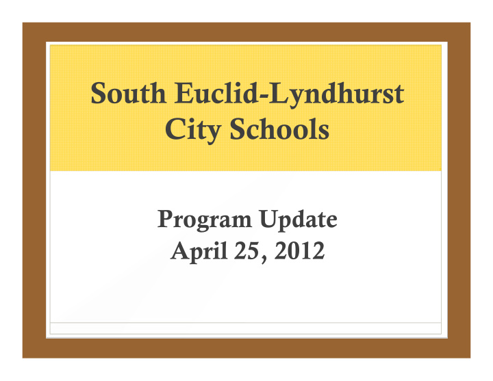 south euclid lyndhurst city schools