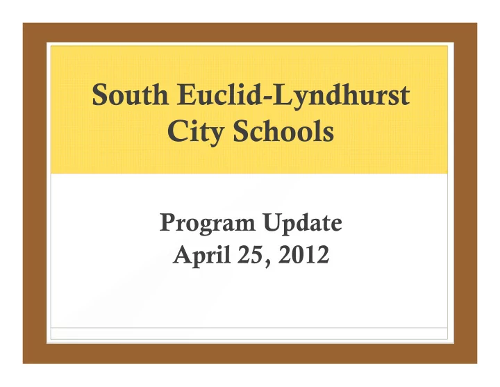 south euclid lyndhurst city schools
