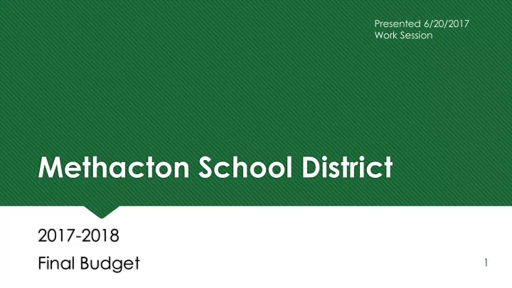 methacton school district