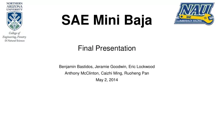 sae mini baja