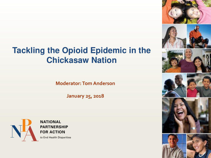 tackling the opioid epidemic in the chickasaw nation
