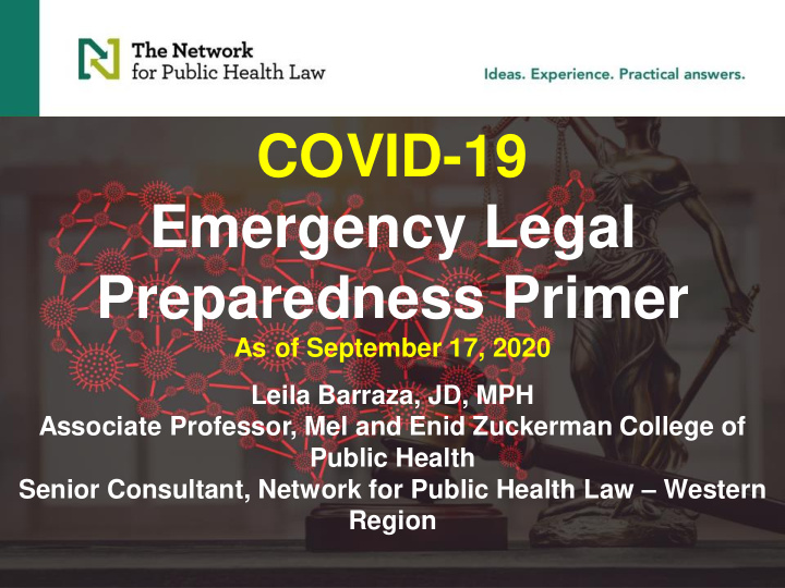 covid 19 emergency legal preparedness primer