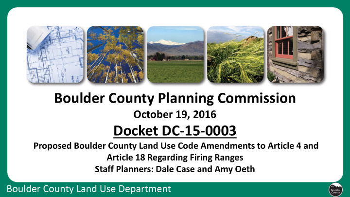 boulder county planning commission