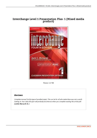 Interchange Level 1 Presentation Plus: 1 (Mixed media  Interchange Level 1 Presentation Plus: 1