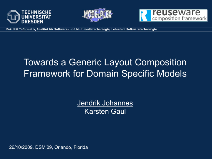 towards a generic layout composition framework for domain