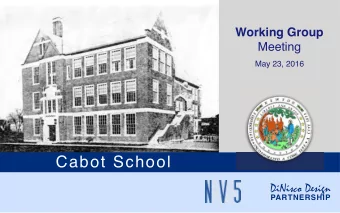 Cabot School  !  DiNisco Design  PARTNERSHIP  Concept Diagram  ADMIN.  ADMIN.  PREVIOUSLY PROPOSED