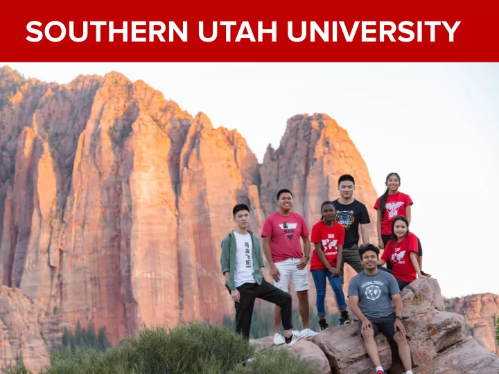 southern utah university suu the facts