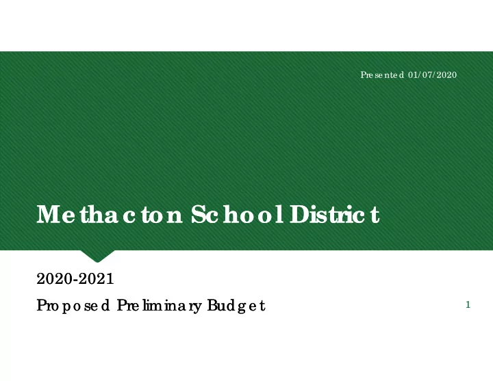 me tha c ton sc hool distric t me tha c ton sc hool