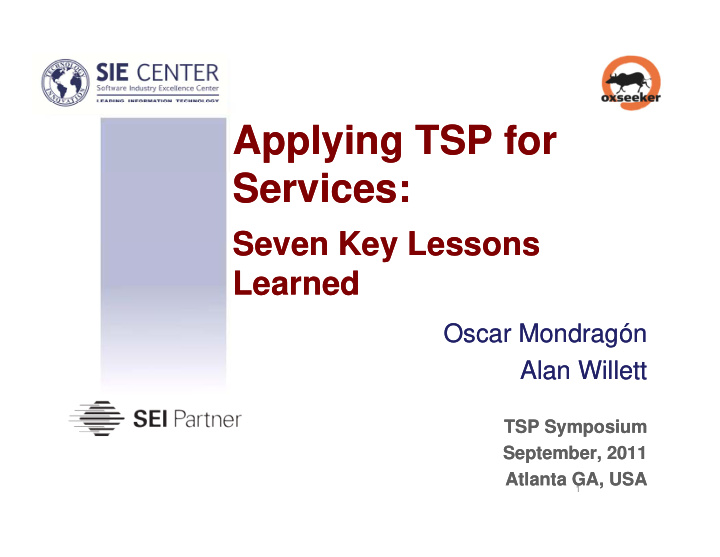 applying tsp for applying tsp for services services