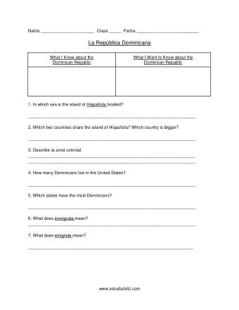 Name ______________________   Clase _____  Fecha _________________________  8. Name two musical