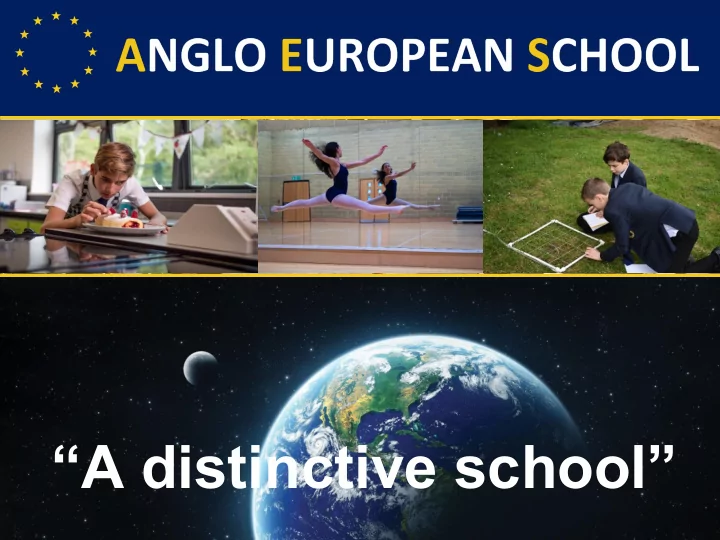 a distinctive school anglo leadership