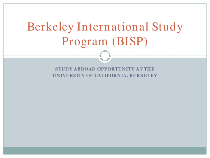 berkeley international study program bisp