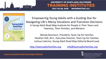 Empowering Young Adults with a Guiding Star for  Navigating Life's Messy Situations and Transition