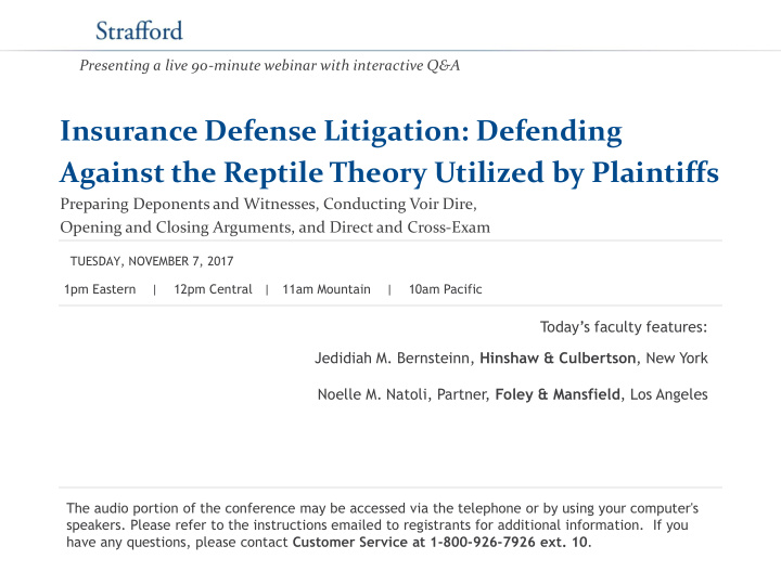 insurance defense litigation defending against the