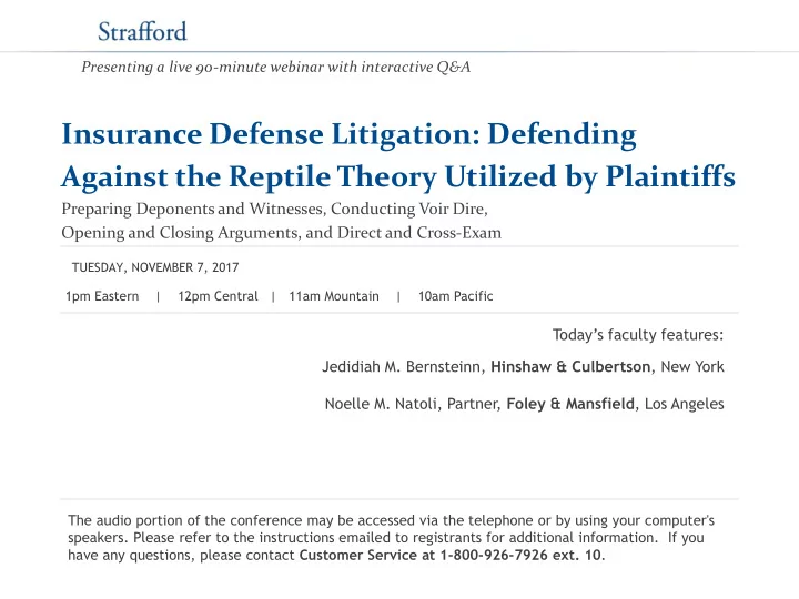 insurance defense litigation defending against the